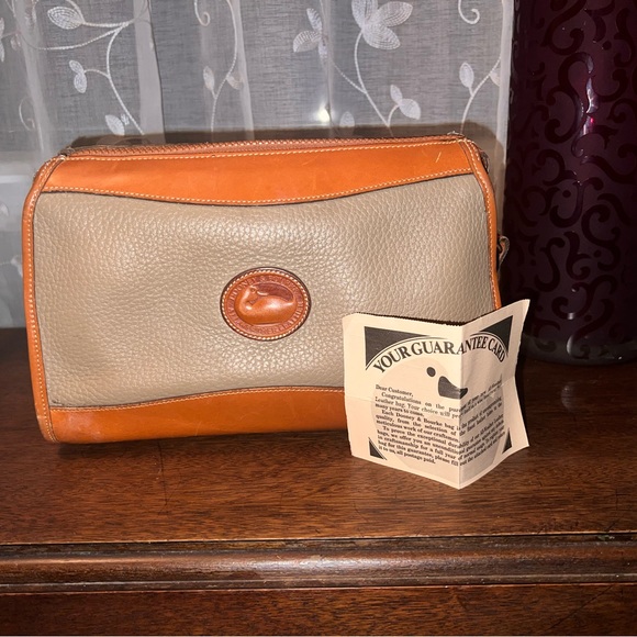 Vintage Dooney & Bourke Leather Cross Body Bag - Picture 1 of 7
